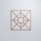 Ekena Millwork Medium Jamestown Decorative Fretwork Wood Wall Panels, Cherry, 15 3/8"W x 15 3/8"H x 3/8"T WALW16X16X0375JTNCH - alternate 3
